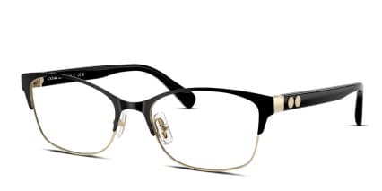 Coach HC5176 Gold, Black glasses - Gold / Black - Angle View