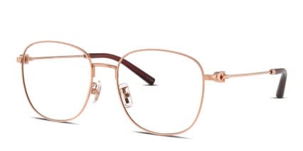 Coach HC5179D Pink, Gold glasses - Pink / Gold - Angle View