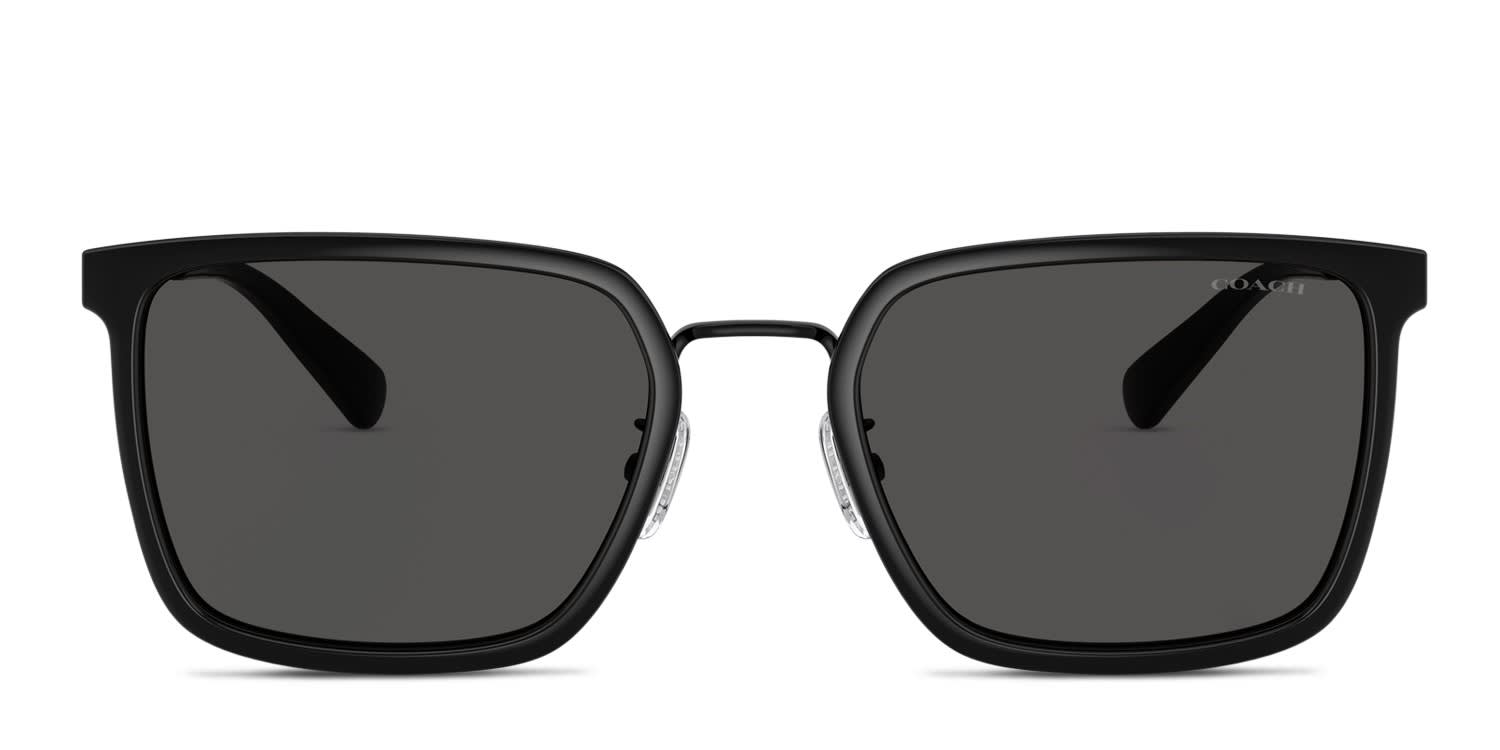 Coach HC7171 Black glasses - Black - Frontal View