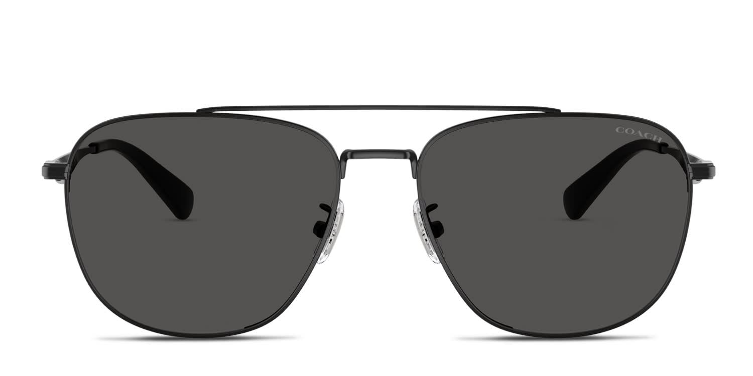 Armani Exchange AX2059S gray frame with dark green lenses. Lenses
