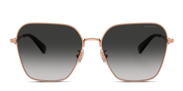 Coach HC7168 Rose Gold frame with grey gradient lenses  display picture 3