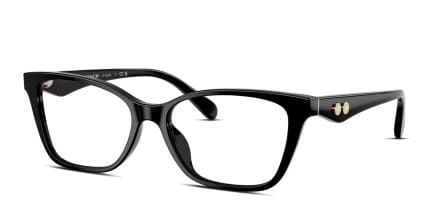 Coach HC6248U Black glasses - Black - Angle View