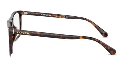Coach HC6251U Tortoise glasses - Tortoise - Side View