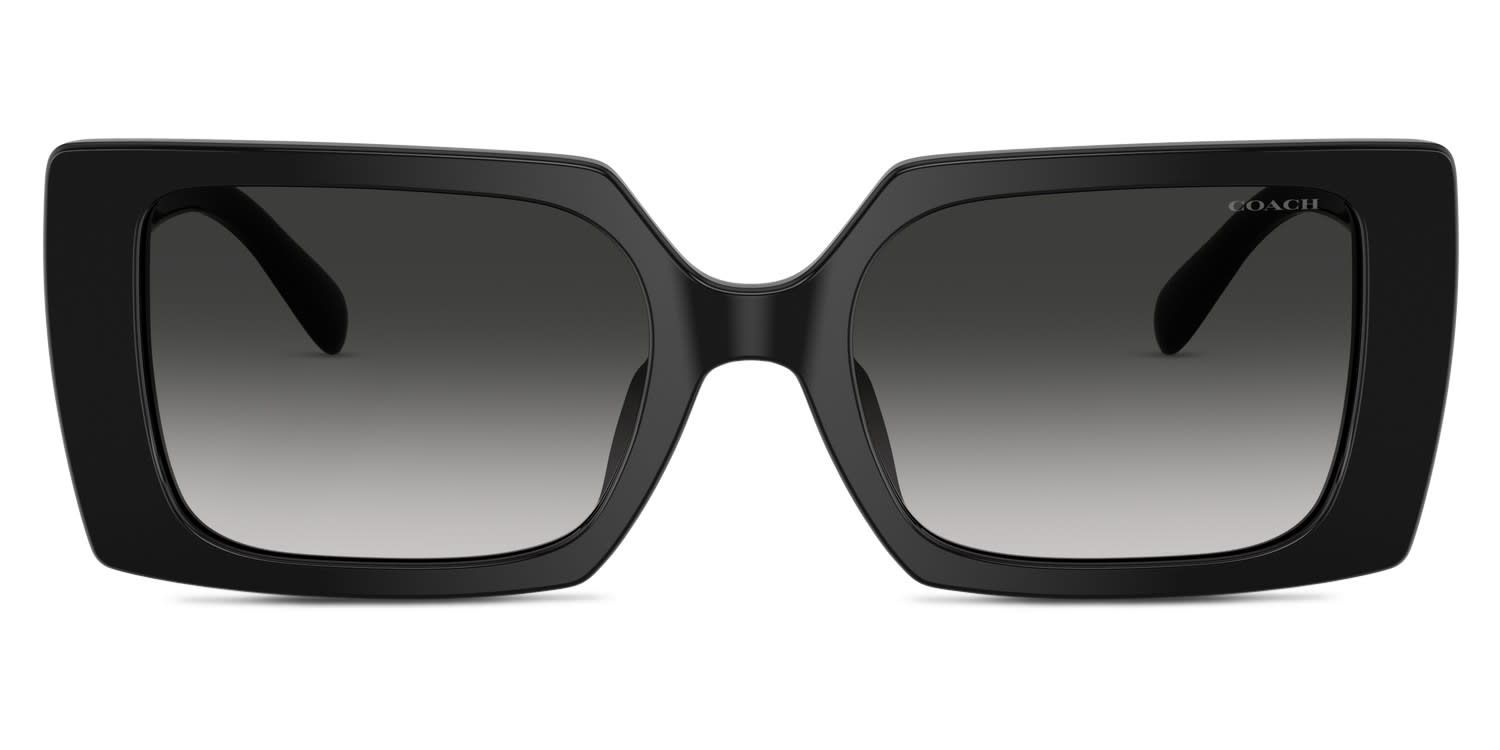Coach HC8409U Black glasses - Black - Frontal View