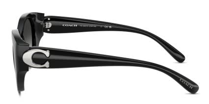 Coach HC8407U Black glasses - Black - Side View