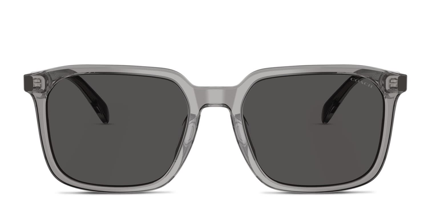 Coach HC8411U Gray glasses - Gray - Frontal View