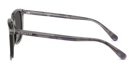Coach HC8411U Gray glasses - Gray - Side View