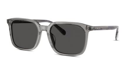 Coach HC8411U Gray glasses - Gray - Angle View