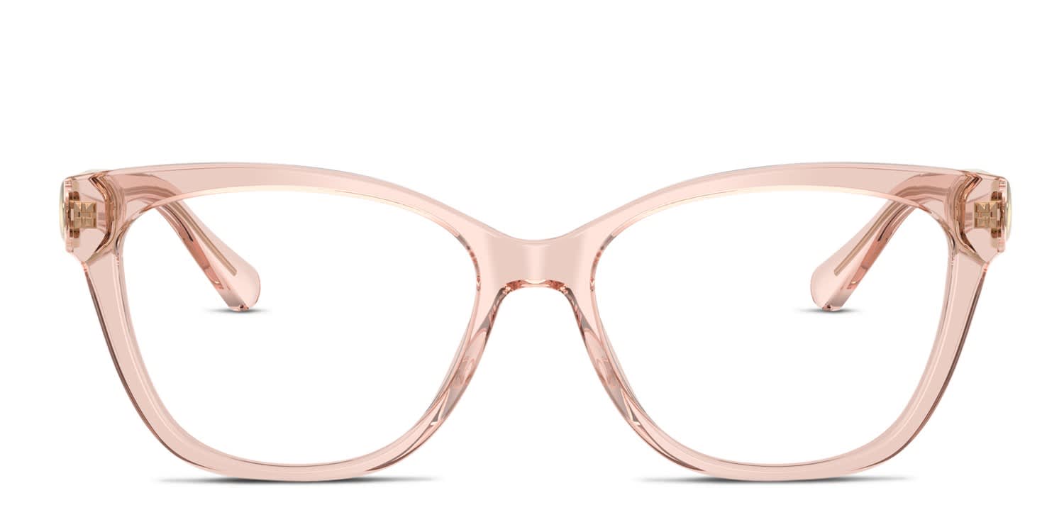 Coach HC6120 Clear, Pink glasses - Clear / Pink - Frontal View