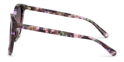 Coach HC8271U Tortoise, Purple, Green glasses - Tortoise / Purple / Green - Side View