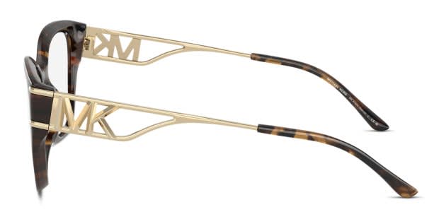 Michael Kors Tortoise/Turquoise Zoey Sunglasses Michael Kors MK2170U Karlie S (54 - 17) with Brown lenses  main image 4