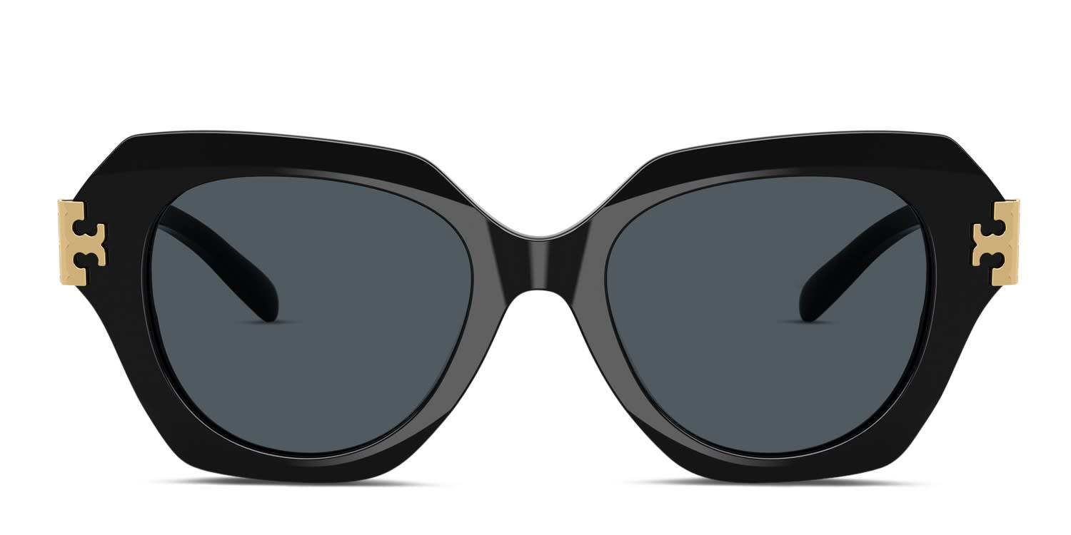 Tory Burch TY7215U Black glasses - Black - Frontal View