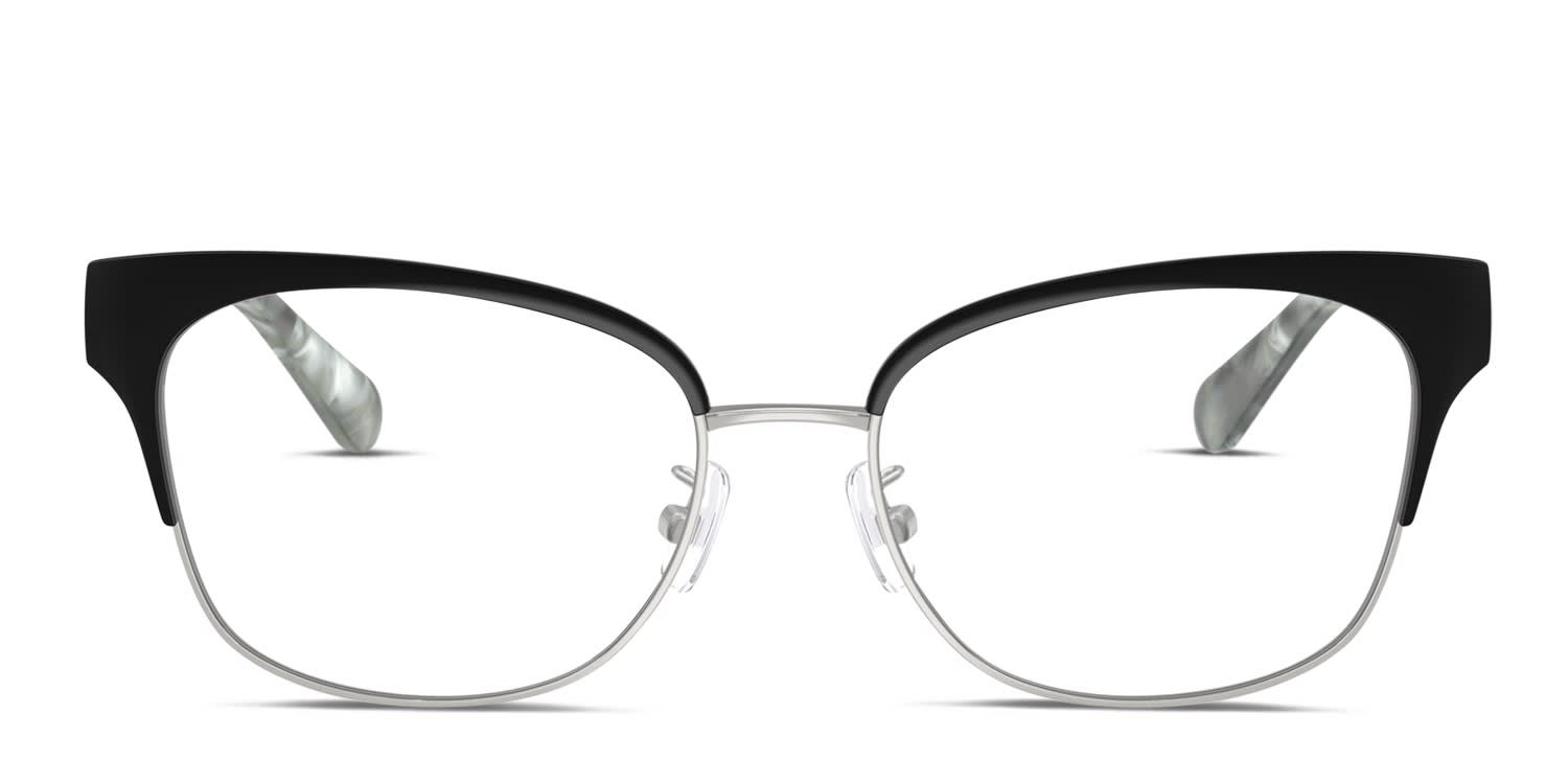 Tory Burch TY1089 Silver, Black glasses - Silver / Black - Frontal View