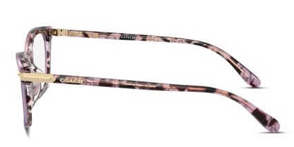 Coach HC6219U Purple, Tortoise glasses - Purple / Tortoise - Side View