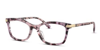 Coach HC6219U Purple, Tortoise glasses - Purple / Tortoise - Angle View