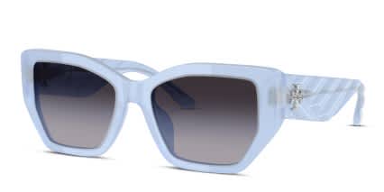 Tory Burch TY7187U Blue glasses - Blue / Gray - Angle View
