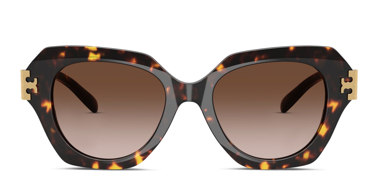 Tory Burch TY7215U Brown, Tortoise glasses - Brown / Tortoise - Frontal View