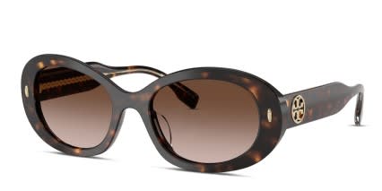 Tory Burch TY7214U Brown, Tortoise glasses - Brown / Tortoise - Angle View