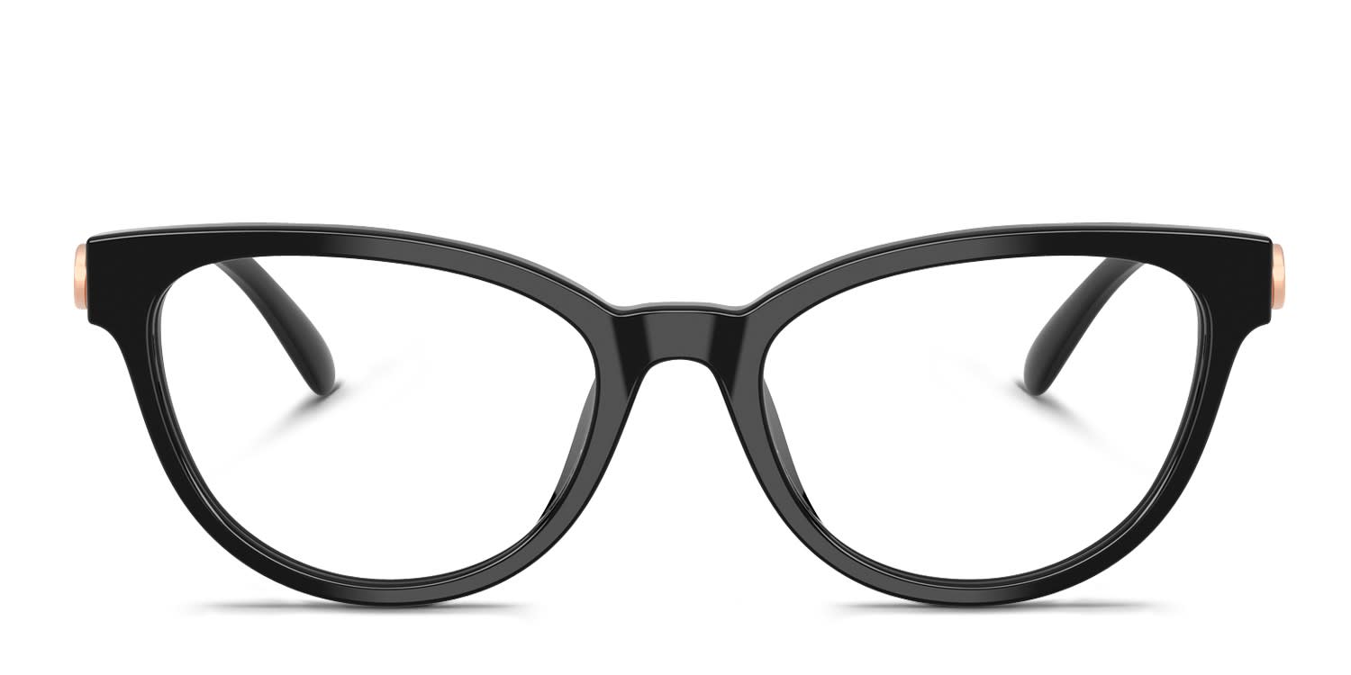Coach HC6258U Black glasses - Black - Frontal View