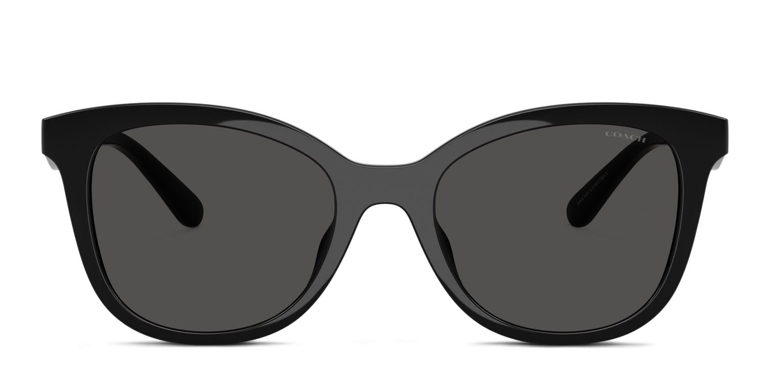 Coach HC8419U Black, Gray glasses - Black / Gray - Frontal View