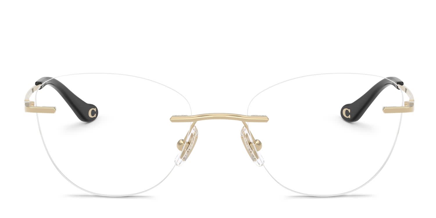 Coach HC5185 Gold glasses - Gold - Frontal View