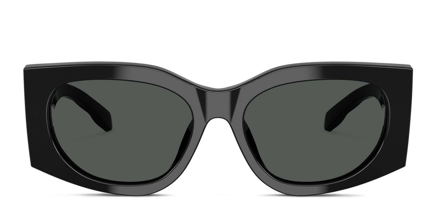 Tory Burch TY7221U Black, Gray glasses - Black / Gray - Frontal View