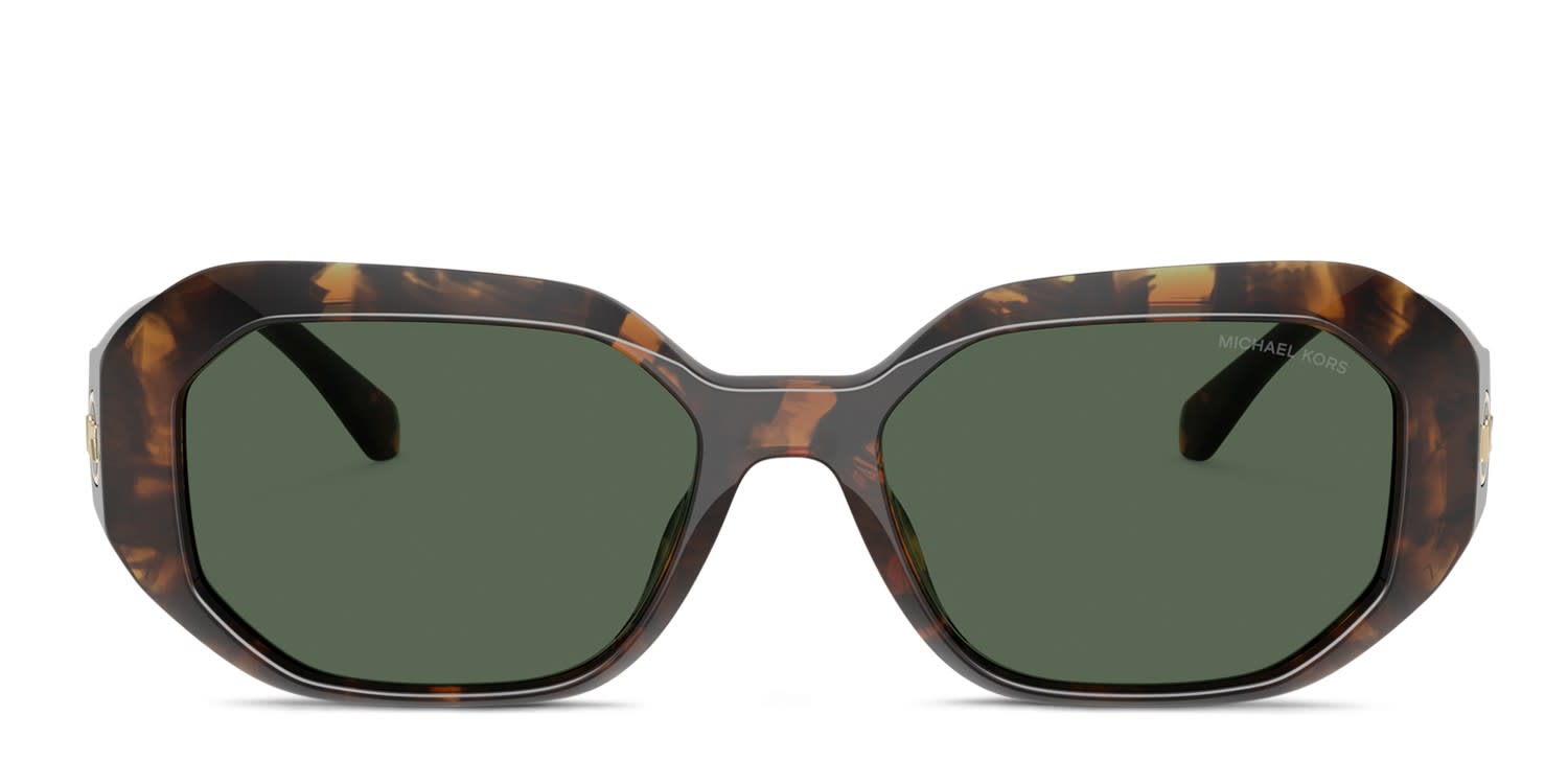 Michael Kors MK2240U Siesta Key Tortoise, Green glasses - Tortoise / Green - Frontal View