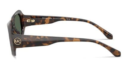 Michael Kors MK2240U Siesta Key Tortoise, Green glasses - Tortoise / Green - Side View