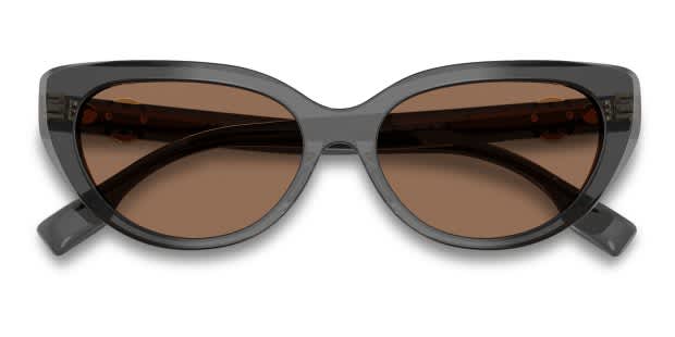 TORY BURCH トリーバーチ サングラス アイウェア TY7220D ピンク 55□16 150 Tory Burch TY7220D black frame with dark brown lenses. Lenses