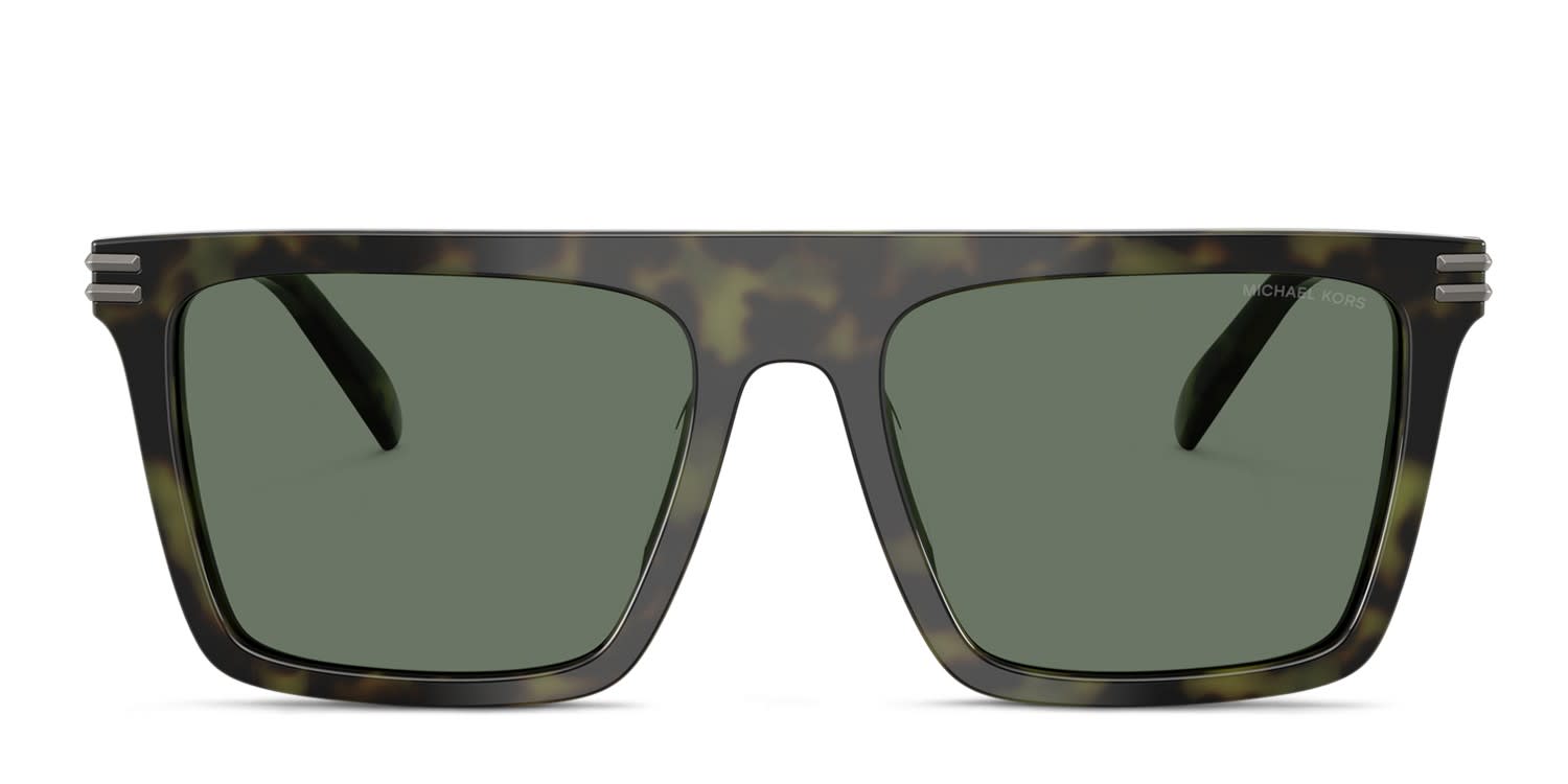 Michael Kors MK2218U Murren Tortoise, Green Prescription Sunglasses