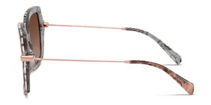 Michael Kors MK2247U Quogue Pink, Tortoise, Brown glasses - Pink / Tortoise / Brown - Side View