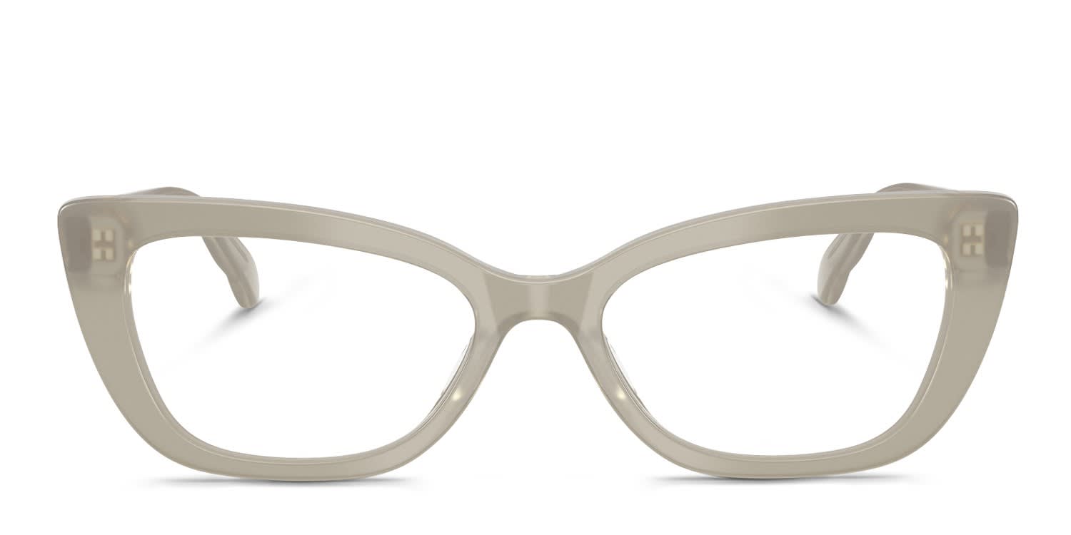 Tory Burch TY2155U White, Gray, Green glasses - White / Gray / Green - Frontal View