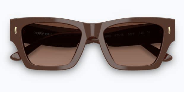 Tory Burch TY7169U brown frame with brown gradient polarized  display picture 2
