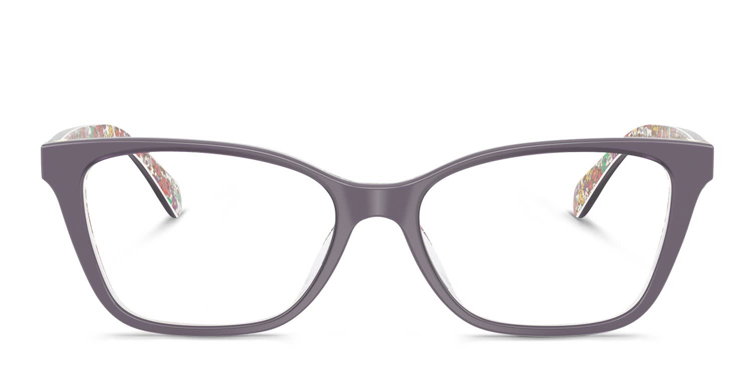Coach HC6248U White, Purple, Tortoise glasses - Multicolor / Purple - Frontal View