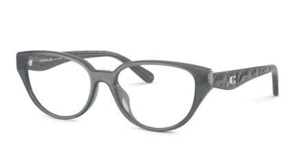 Coach HC6279D White, Gray glasses - Gray - Angle View