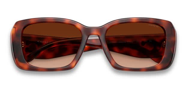 Coach HC8435U gold , tortoise frame with brown gradient  display picture 1