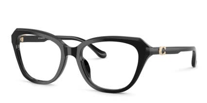 Coach HC6273U Black glasses - Black - Angle View