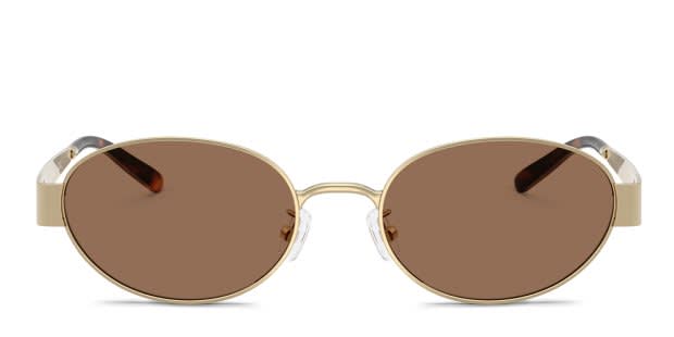 Tory Burch TY6116 gold frame with dark brown lenses. Lenses