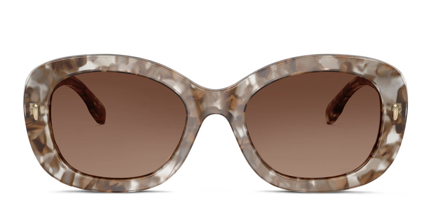 Tory Burch TY7226U Clear, Brown, Tortoise glasses - Clear / Brown / Tortoise - Frontal View