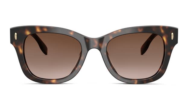Tory Burch Orange Saffiano Wallet with tribal gradient brown Sunglasses Tory Burch Orange Saffiano Wallet with tribal gradient brown  main image 2