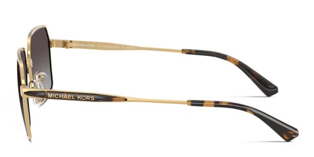 Michael Kors MK1176 Dana Point yellow , gold frame with dark grey