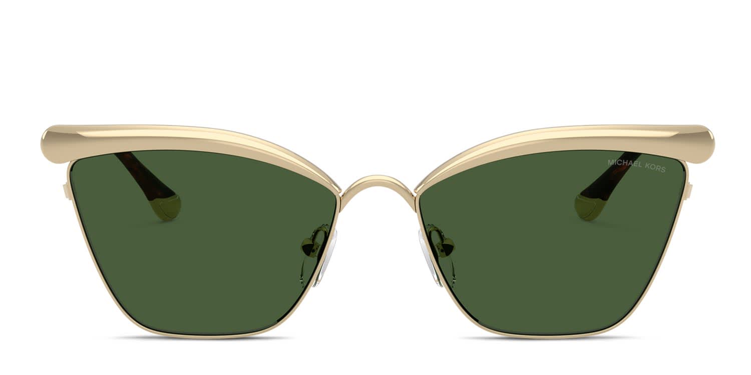 Michael Kors MK1174 Scottsdale Gold, Green glasses - Gold / Green - Frontal View
