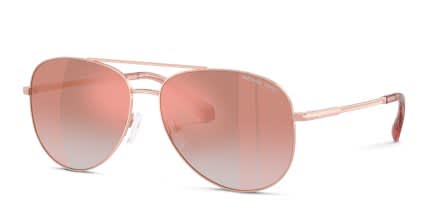 Michael Kors MK1172 Perledo Pink, Gold glasses - Pink / Gold - Angle View