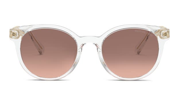 Michael Kors MK2264U Pienza clear frame with pink gradient dark