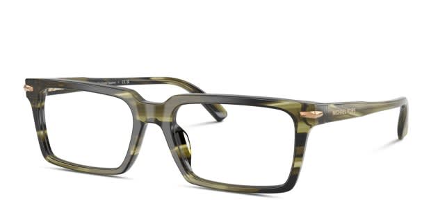 Michael Kors MK4173U Grand Targhee green , brown frame