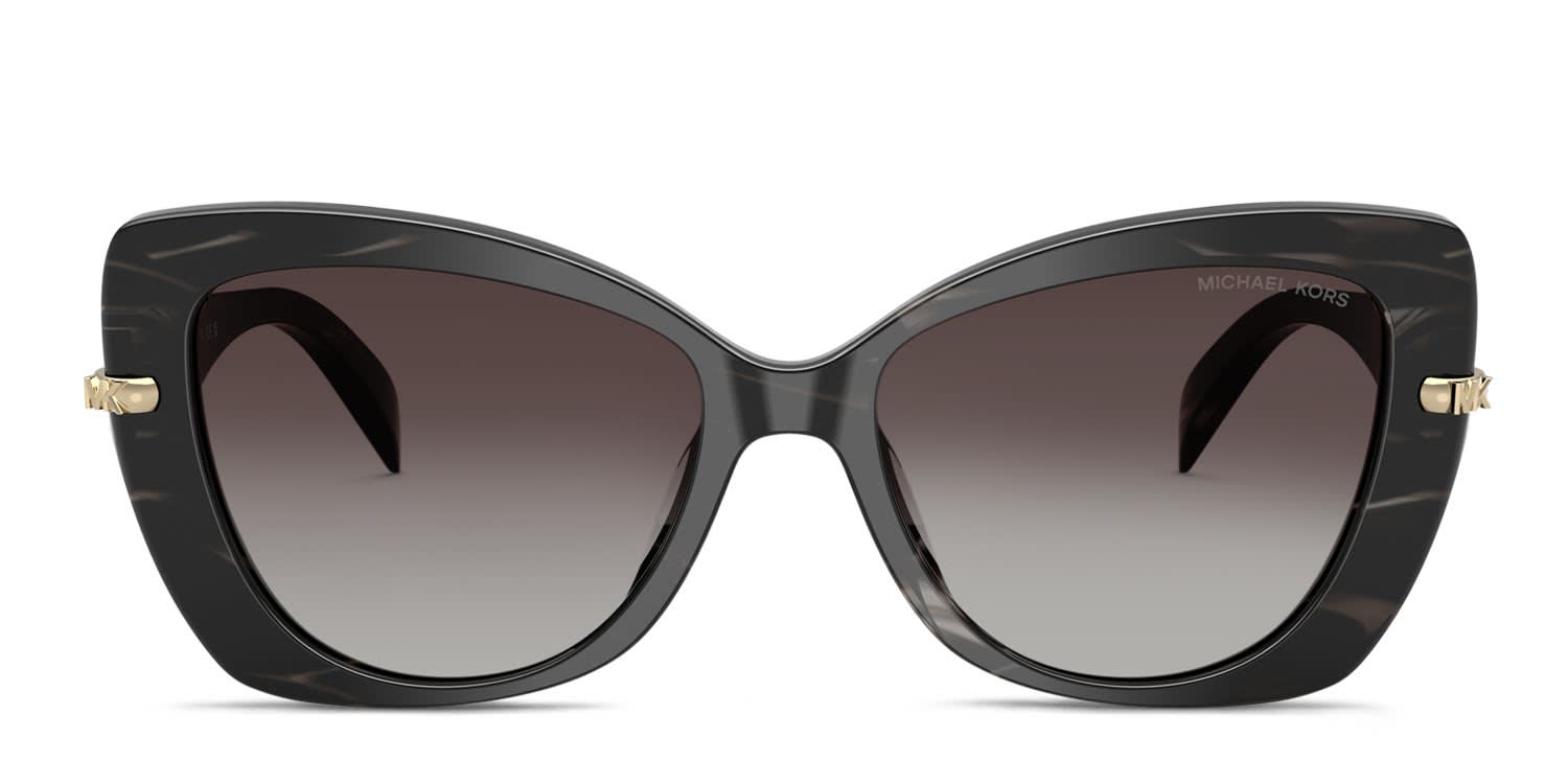 Michael Kors MK2258U Atlanta black , brown frame with light grey