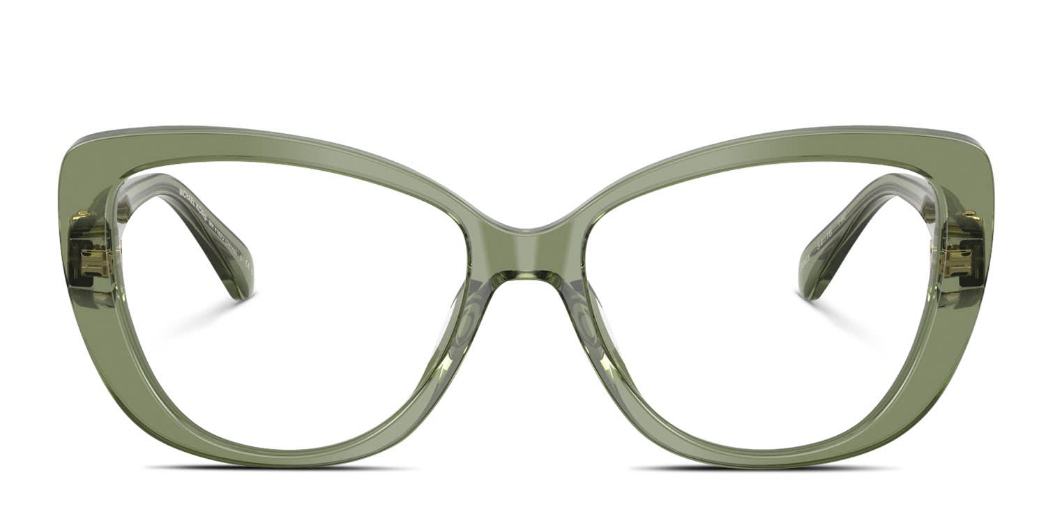 Michael Kors MK4163U Dervio green , clear frame