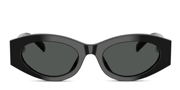 Tory Burch Black Sunglasses with Dark Lenses Tory Burch TY7223U black frame with light grey gradient dark  main image 2