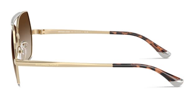 Michael Kors MK1173 Denver gold frame with smoke gradient lenses