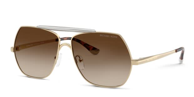 Michael Kors MK1173 Denver gold frame with smoke gradient lenses